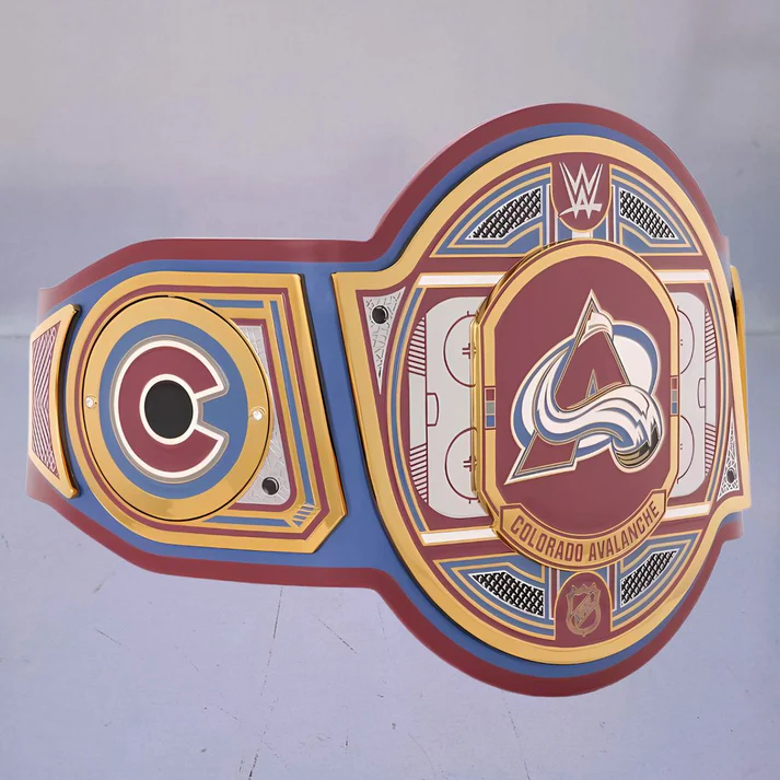Colorado Avalanche WWE NHL Belt - Legacy Championship Title - Image 3