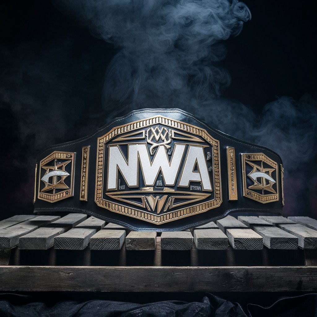 Domed Globe NWA World Heavyweight Wrestling Championship Belt