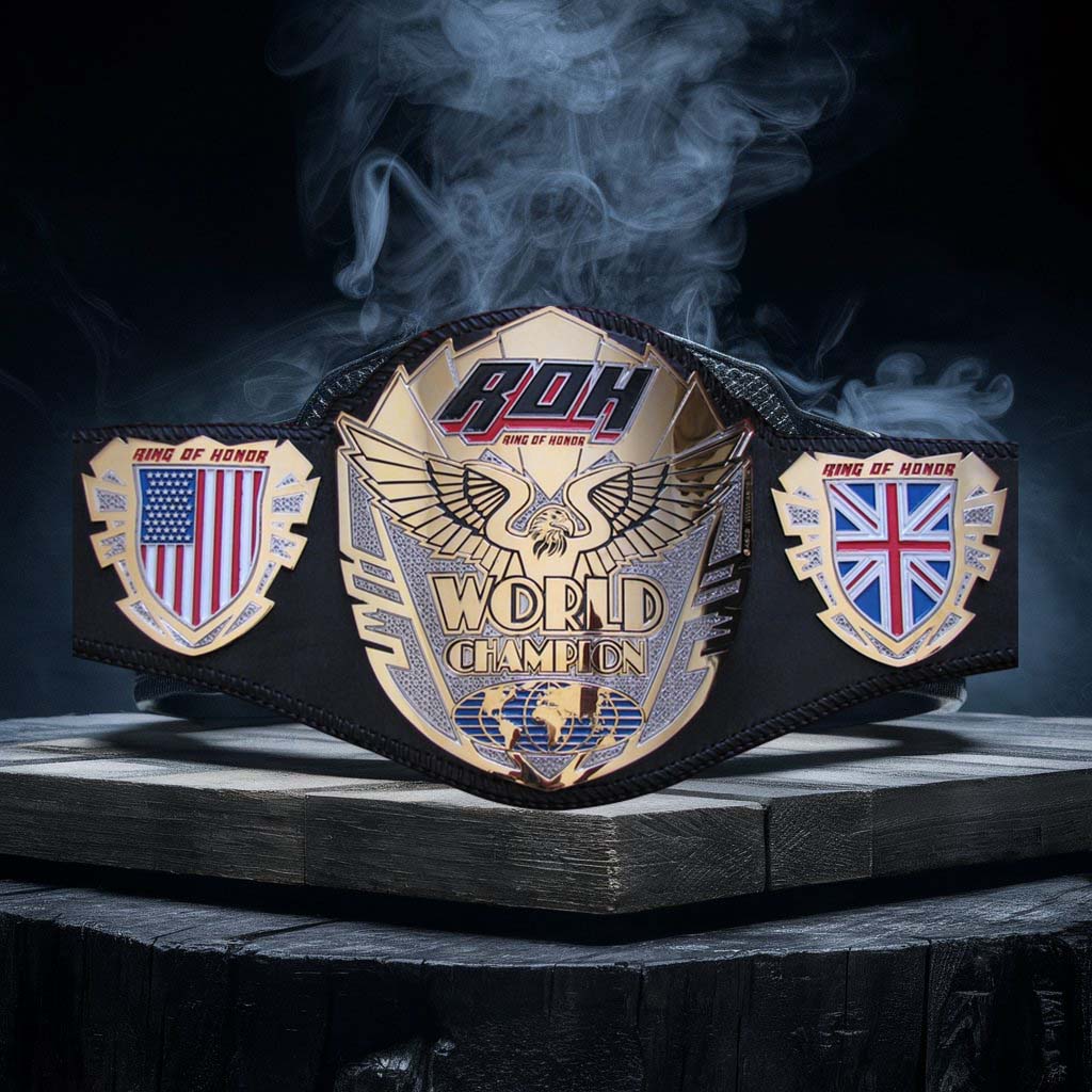 ROH Ring of Honor World Television Championship Wrestling Belt Title