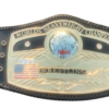 Custom Dome Globe 4MM Zinc SD Championship Belt – Shiny Gold Upgrade, Personalized Leather Strap