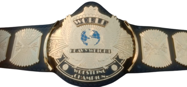 Custom WWF Wing Eagle Championship Belt – 4MM Zinc, Shiny Gold Upgrade, Personalized