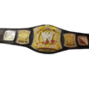 Dome Globe Championship Belt – 4mm Zinc CNC, 24K Gold, Customizable