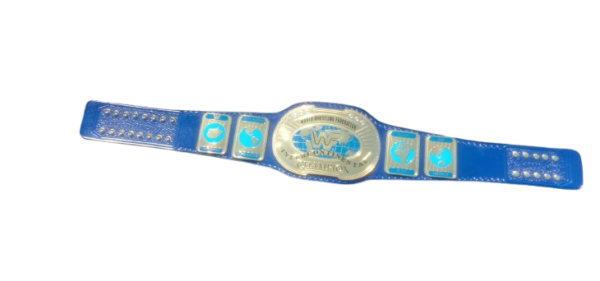 WWF Oval IC Championship Belt – 2mm Brass, Customizable - Image 3