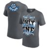 Men's Gray AJ Styles There Can Only Be One T-Shirt