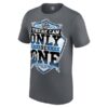 Men's Gray AJ Styles There Can Only Be One T-Shirt - Image 2