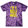 Men's Purple Bayley I'm A Role Model Tie-Dye T-Shirt - Image 2
