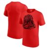 Men's Red Jacob Fatu Tribal Wolf T-Shirt