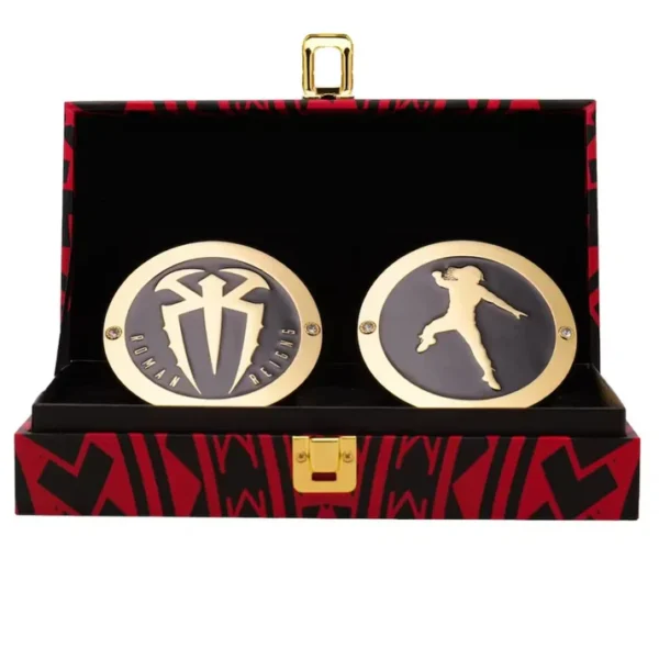 Tribal Chief Roman Reigns Championship Side Plates Box Set