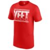 Men's WWE Authentic Red/White Jey Uso Yeet T-Shirt - Image 2