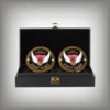 WWE Bret Hart Side Plates Championship Title Box Set