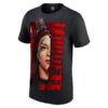 Men's Black Stephanie Vaquer Split Face T-Shirt - Image 2