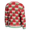 Men's ProSphere Red WWE Retro Logo Holiday Sweater - Image 3