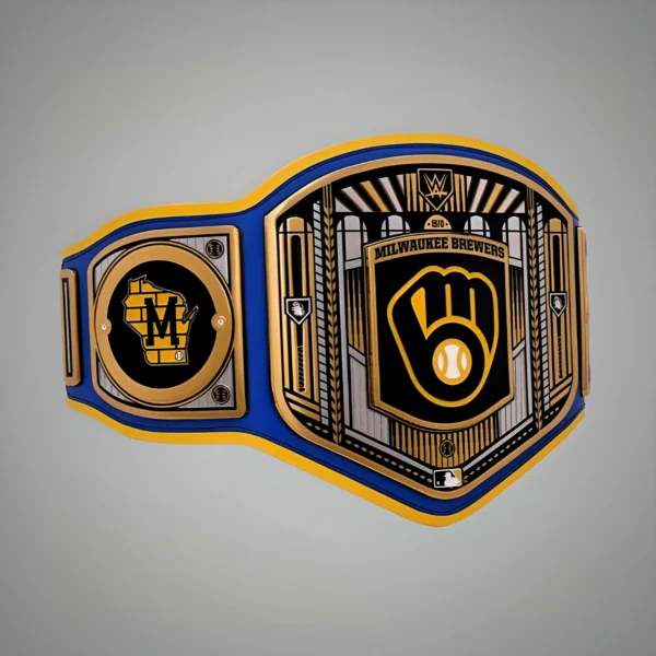 WWE Milwaukee Brewers MLB Belt - Legacy Championship Belt - Image 3