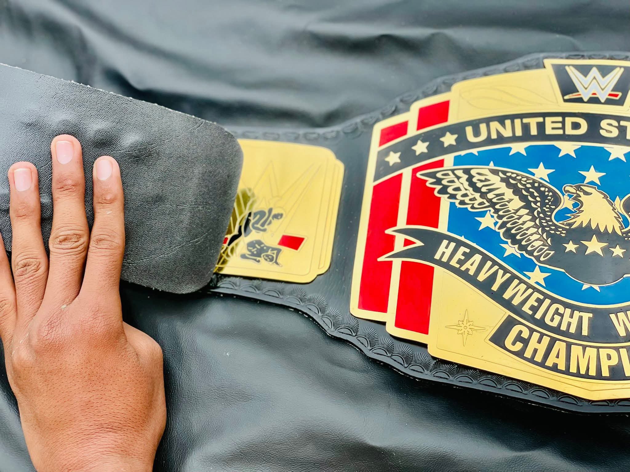 WWE United States Heavyweight Championship Replica Belt – Premium Quality Wrestling Title. - Image 3