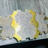 Bling Money Championship Belt โ Custom Dollar Sign Wrestling Belt with Full Crystal Stones.