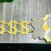 Bling Money Championship Belt โ Custom Dollar Sign Wrestling Belt with Full Crystal Stones. - Image 2