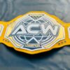ACW Interborough Championship Replica – Vibrant Yellow Leather Edition.