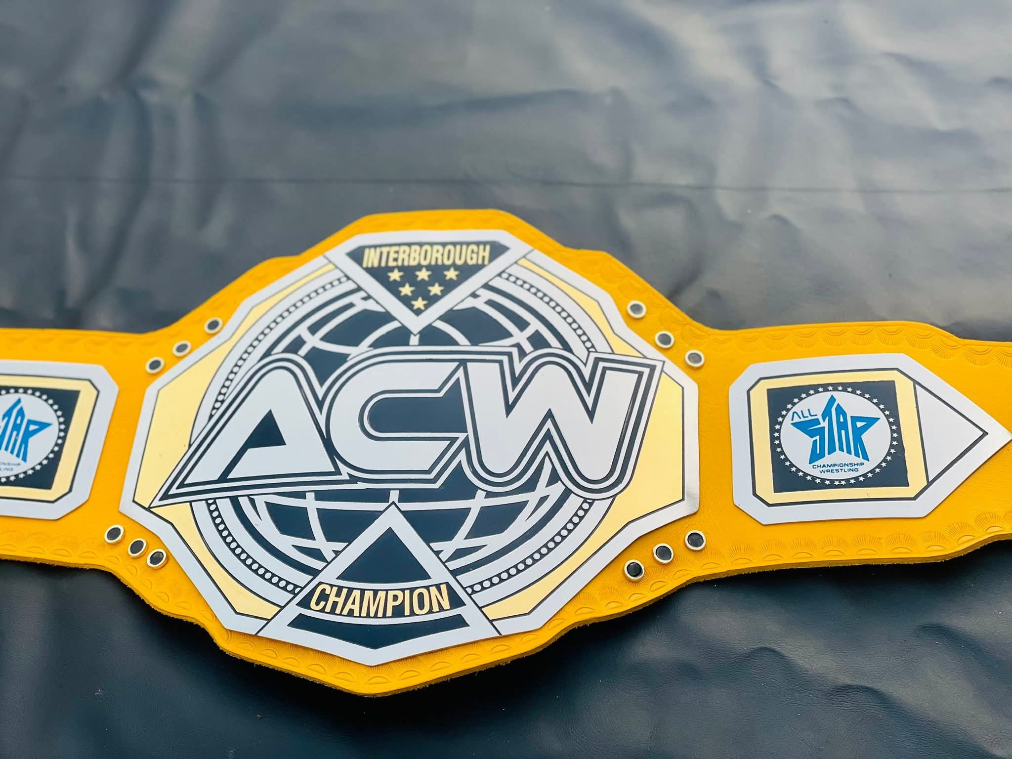 ACW Interborough Championship Replica – Vibrant Yellow Leather Edition - Image 9