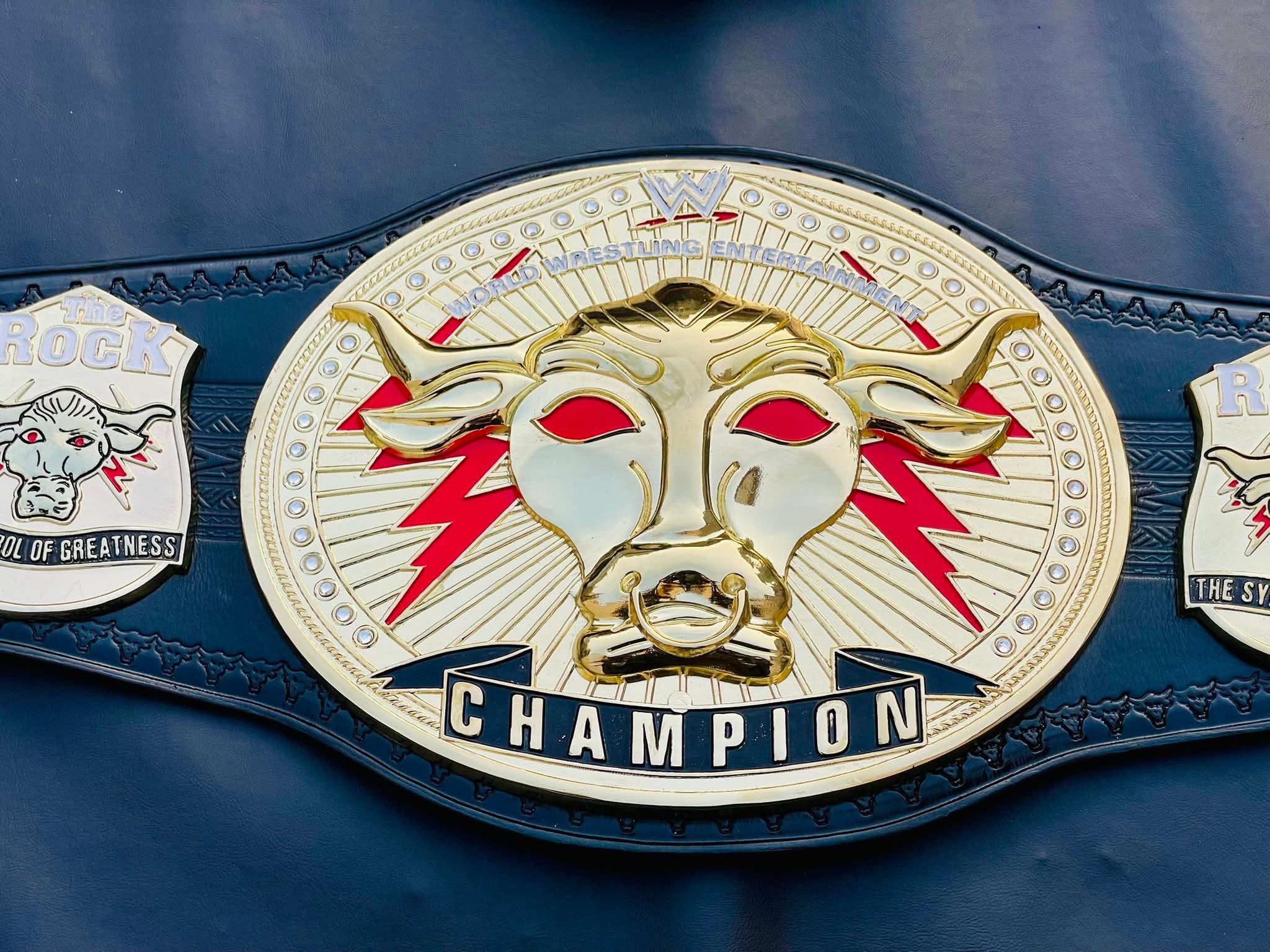 WWE The Rock "Brahma Bull" Signature Championship. - Image 4