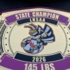 LHSAA State Champion (145 LBS) Wrestling Title. - Image 3