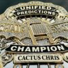 Chair Shots Unified Predictions Championship
Current Holder: Cactus Chris (as engraved on the nameplate. - Image 7