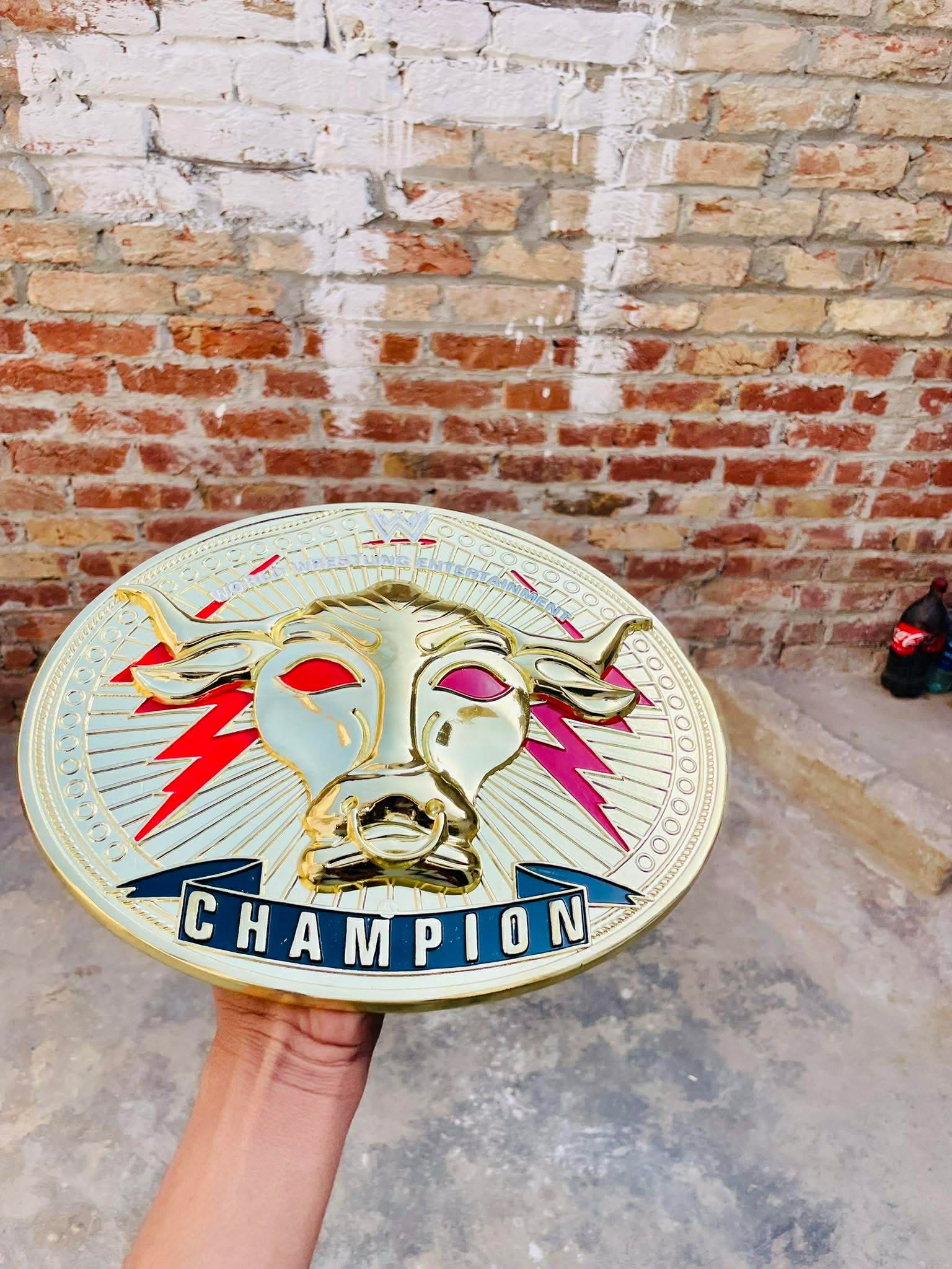 WWE The Rock "Brahma Bull" Signature Championship. - Image 14