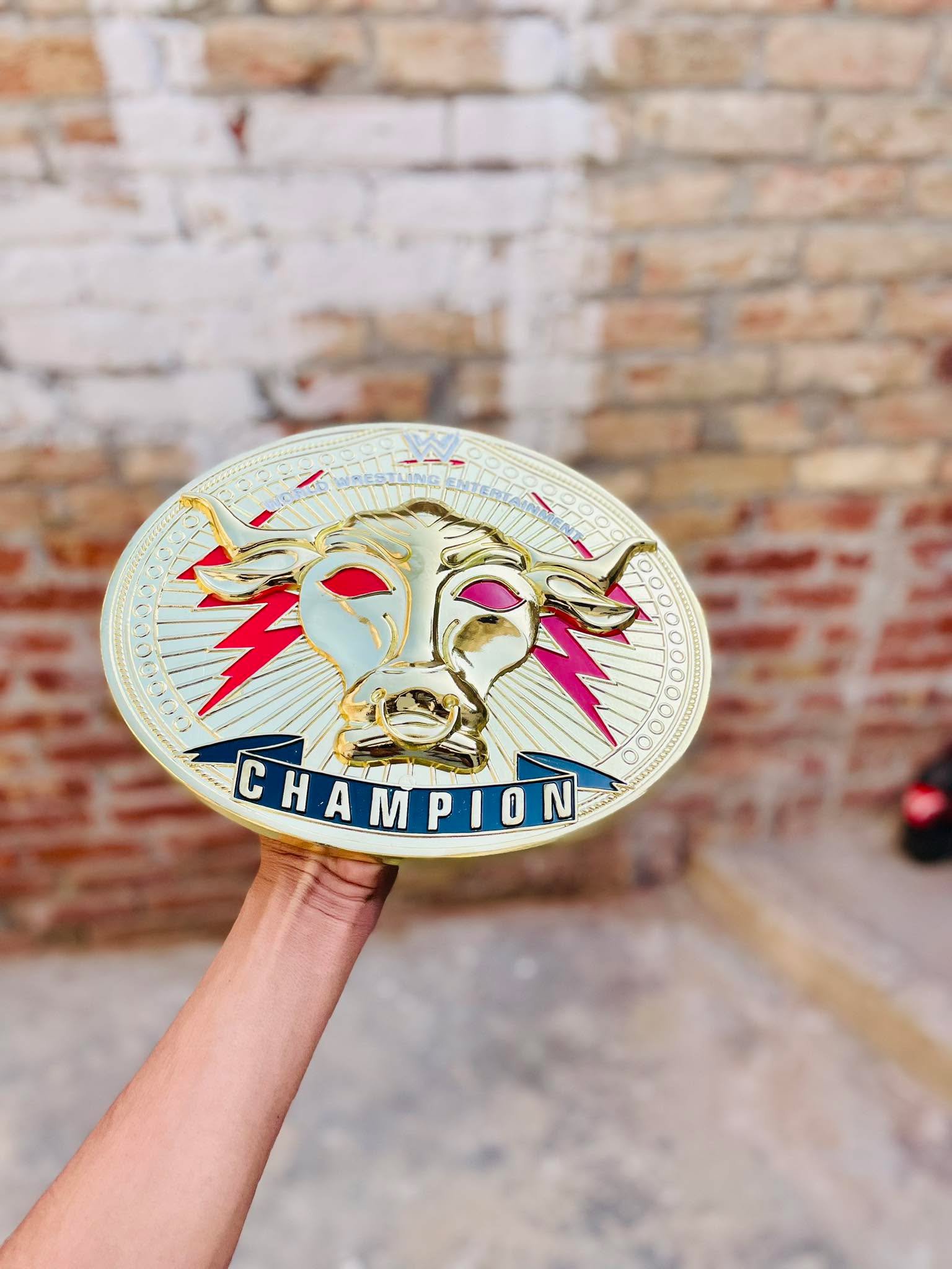 WWE The Rock "Brahma Bull" Signature Championship. - Image 19