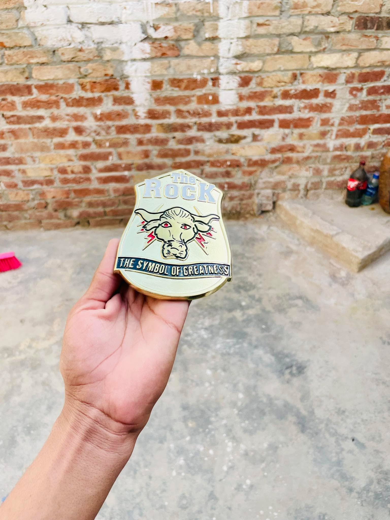 WWE The Rock "Brahma Bull" Signature Championship. - Image 17