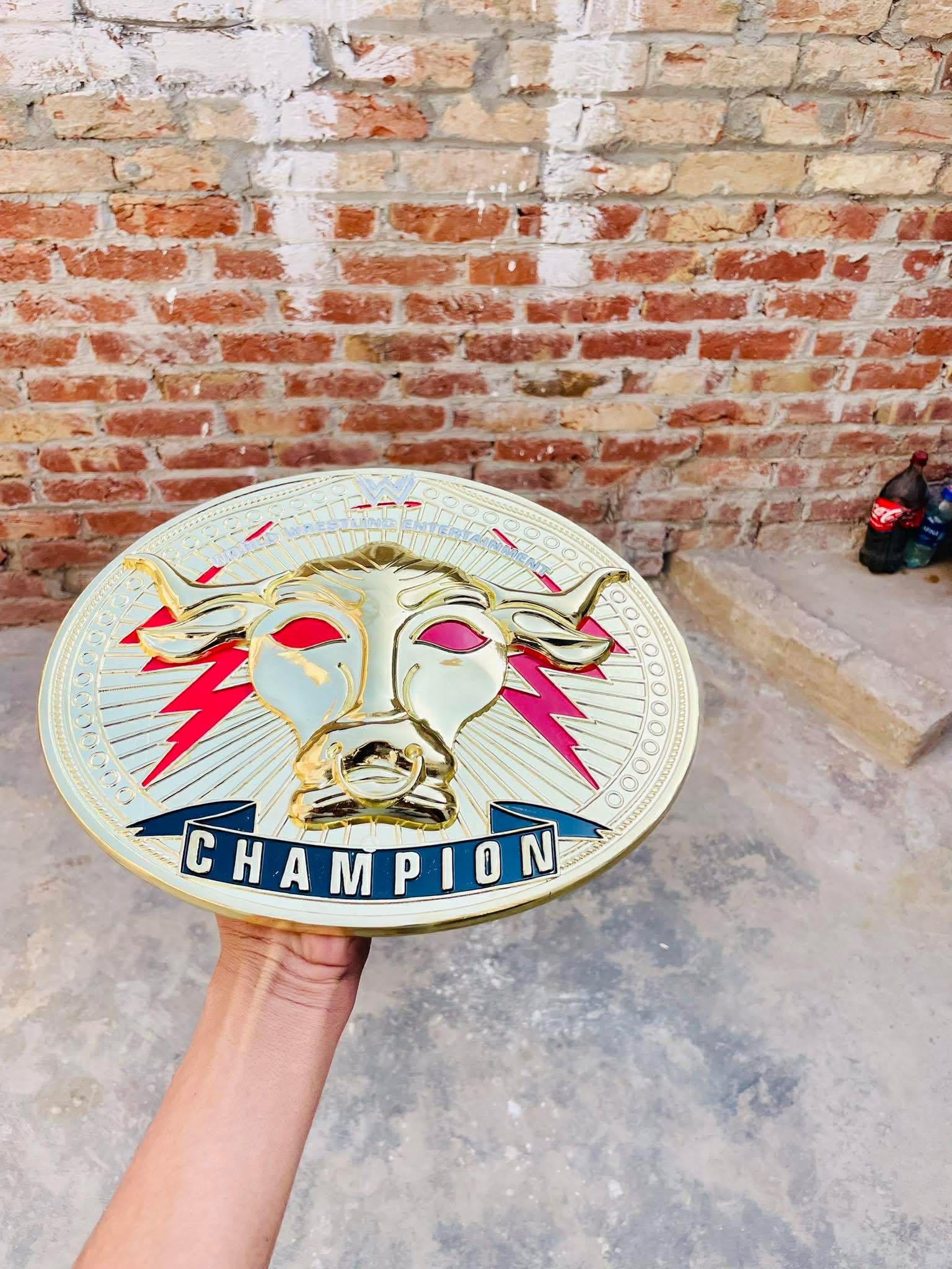 WWE The Rock "Brahma Bull" Signature Championship. - Image 18