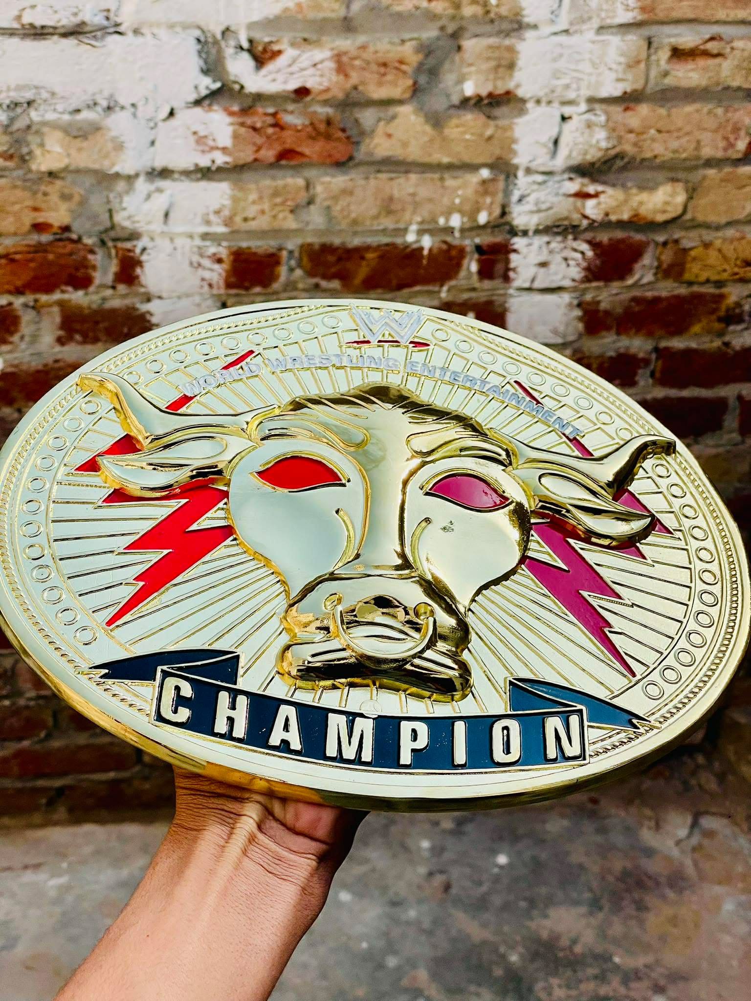 WWE The Rock "Brahma Bull" Signature Championship. - Image 16