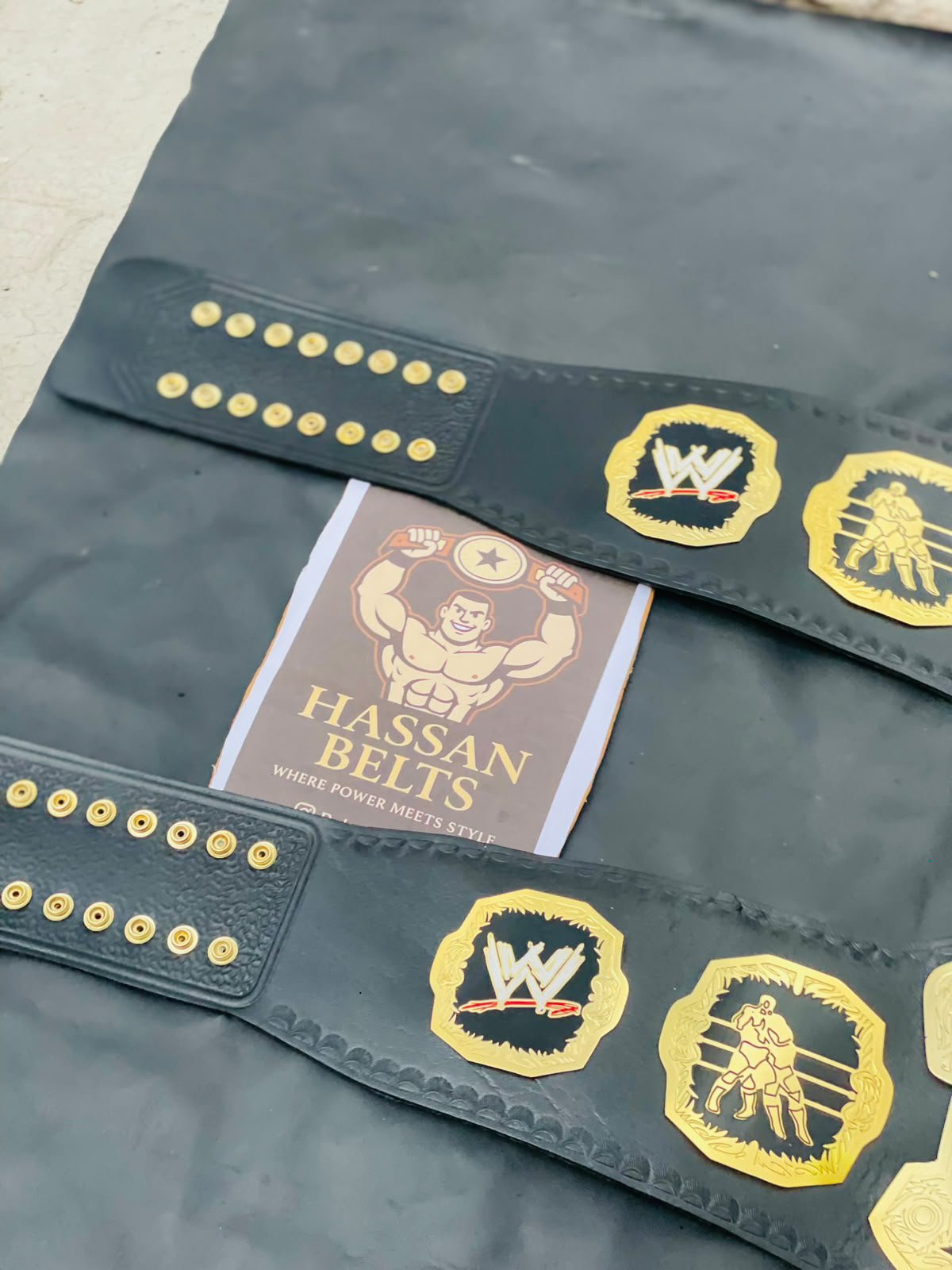 WWE World Tag Team Championship Replica Belt – Brass 2MM - Image 3