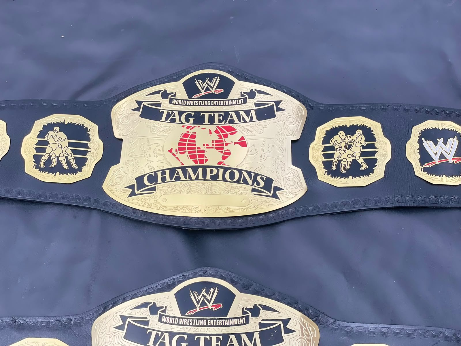 WWE World Tag Team Championship Replica Belt – Brass 2MM - Image 7