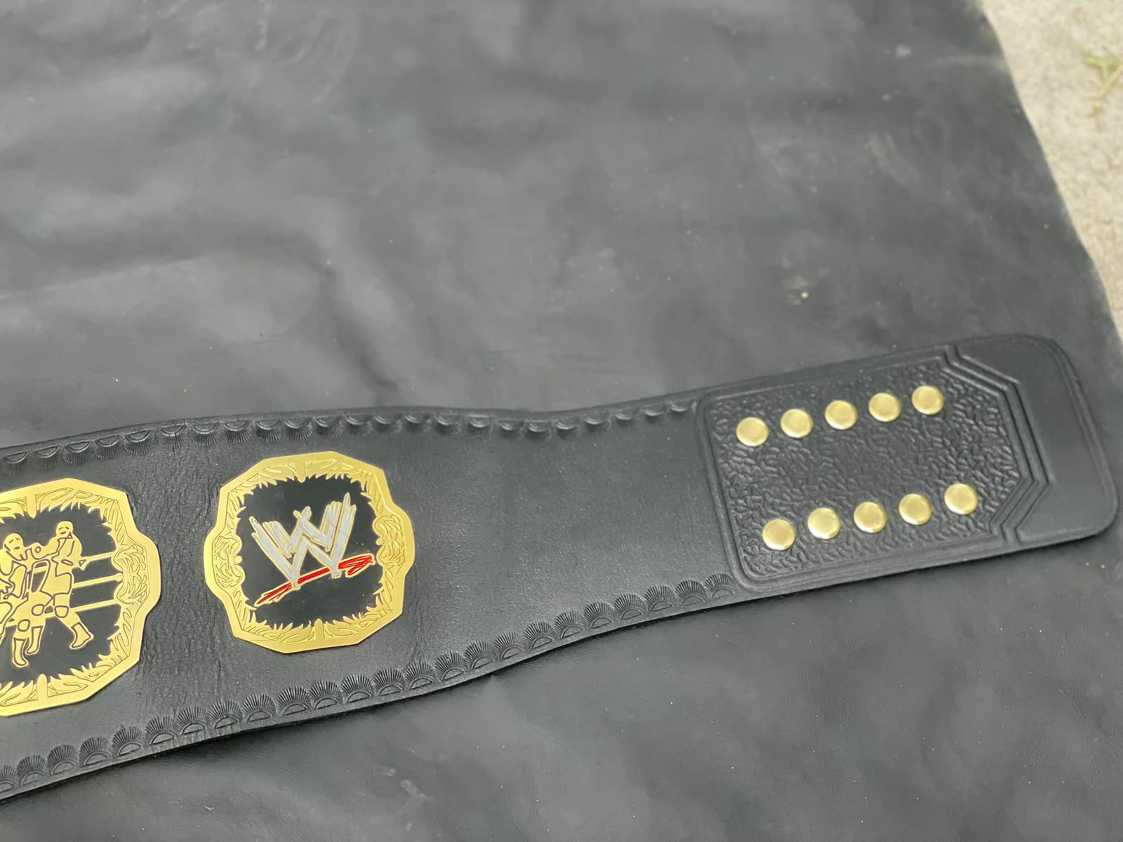 WWE World Tag Team Championship Replica Belt – Brass 2MM - Image 5