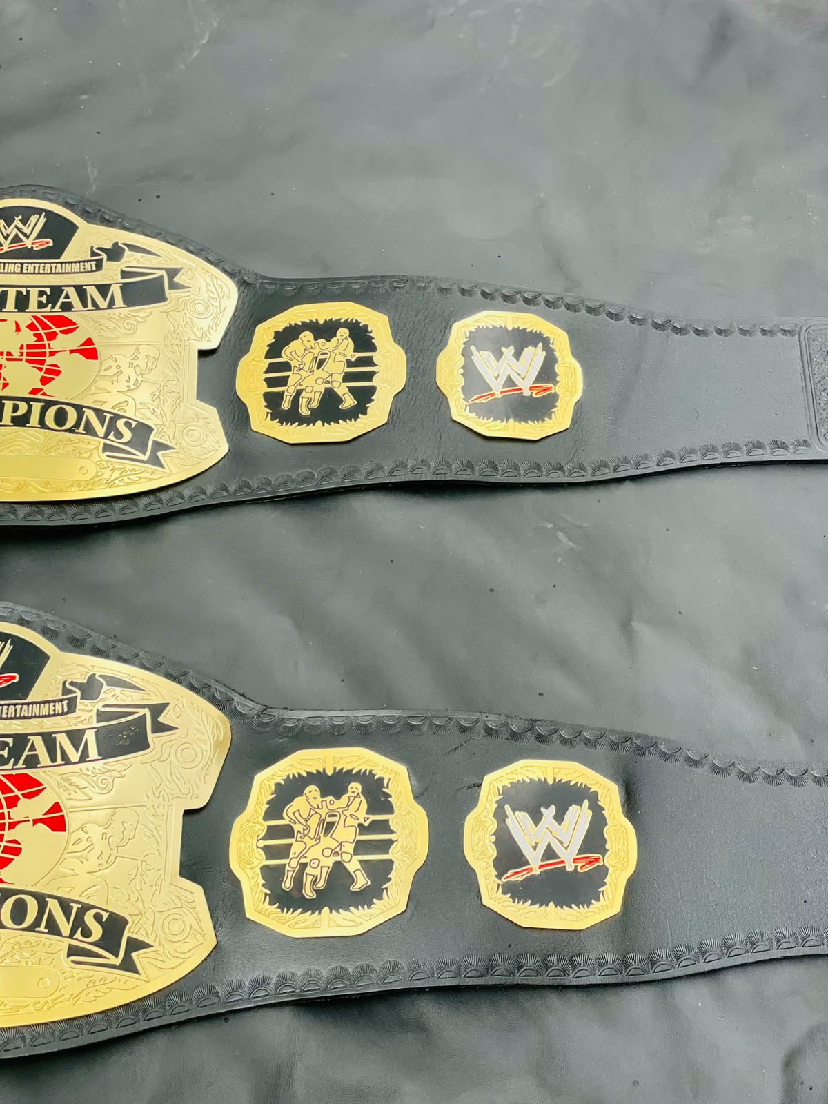 WWE World Tag Team Championship Replica Belt – Brass 2MM - Image 15