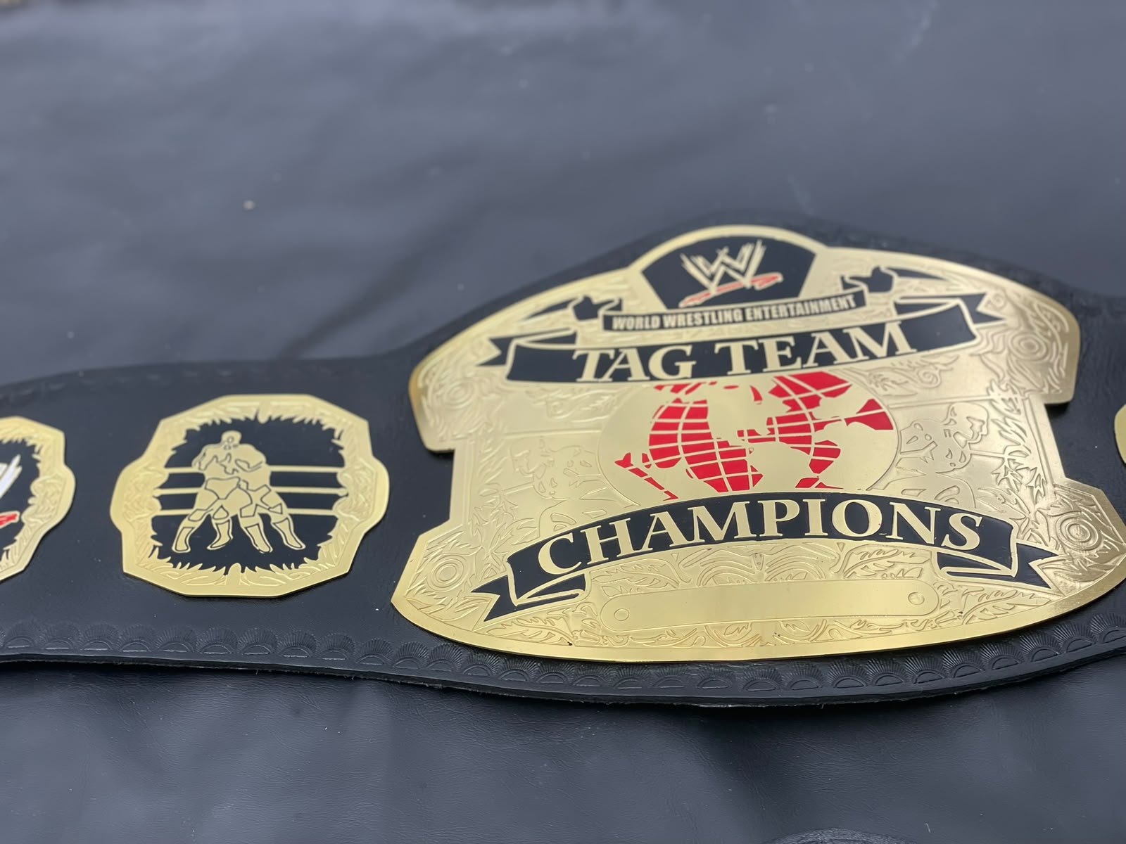 WWE World Tag Team Championship Replica Belt – Brass 2MM - Image 14