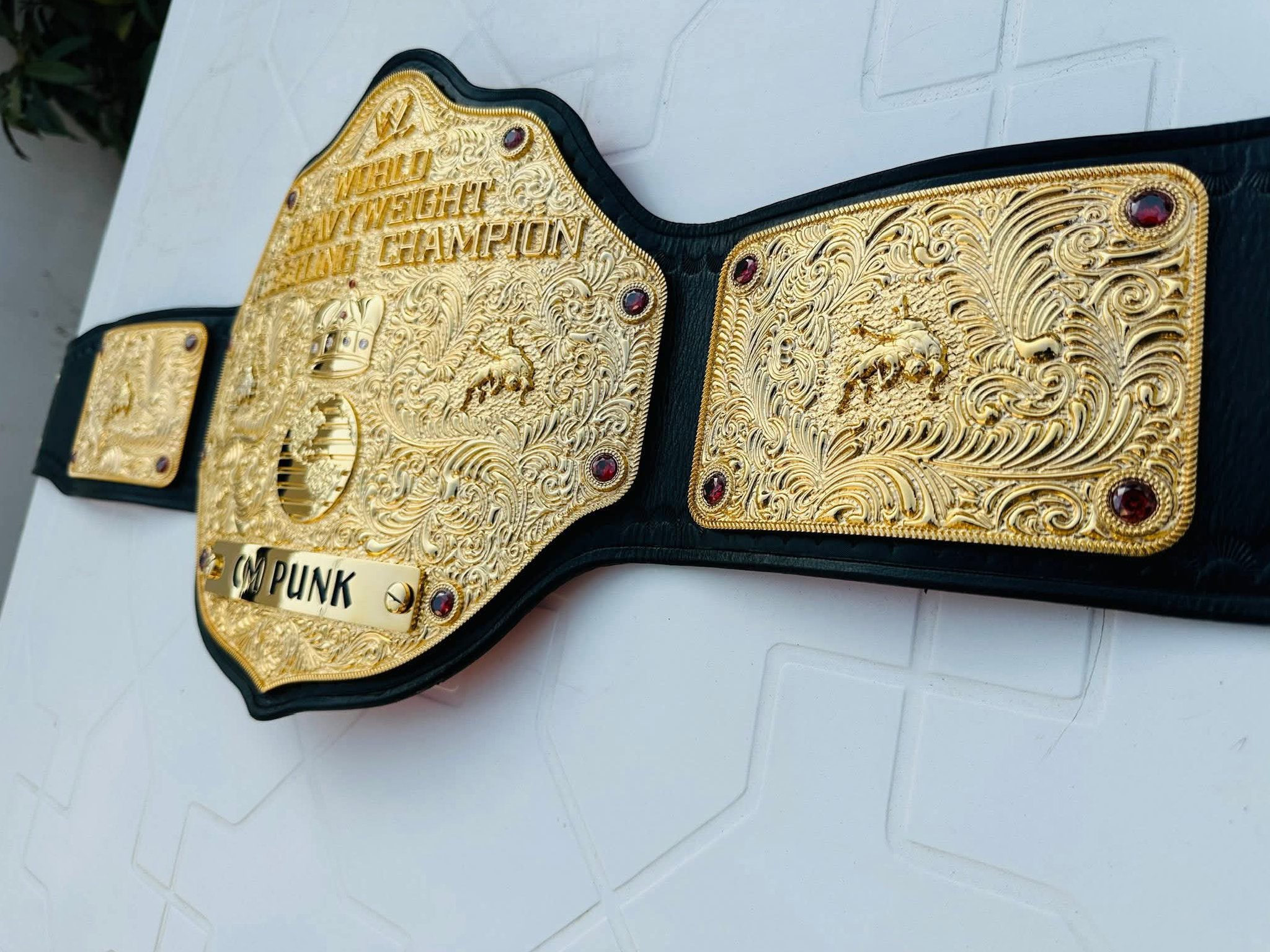 The WCW/WWE "Big Gold" World Heavyweight Championship Belt. - Image 8