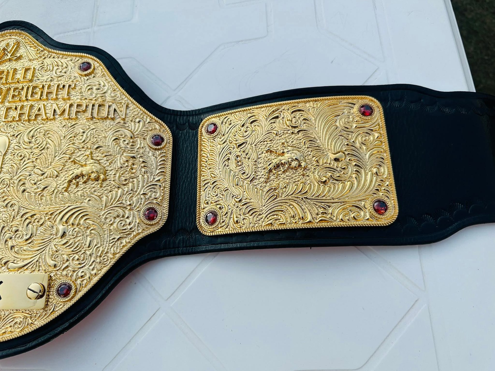 The WCW/WWE "Big Gold" World Heavyweight Championship Belt. - Image 7
