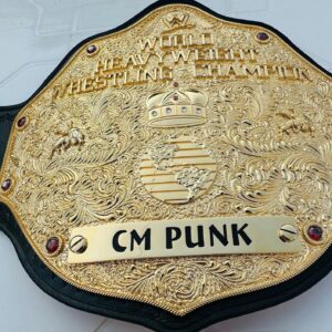 The WCW/WWE "Big Gold" World Heavyweight Championship Belt.