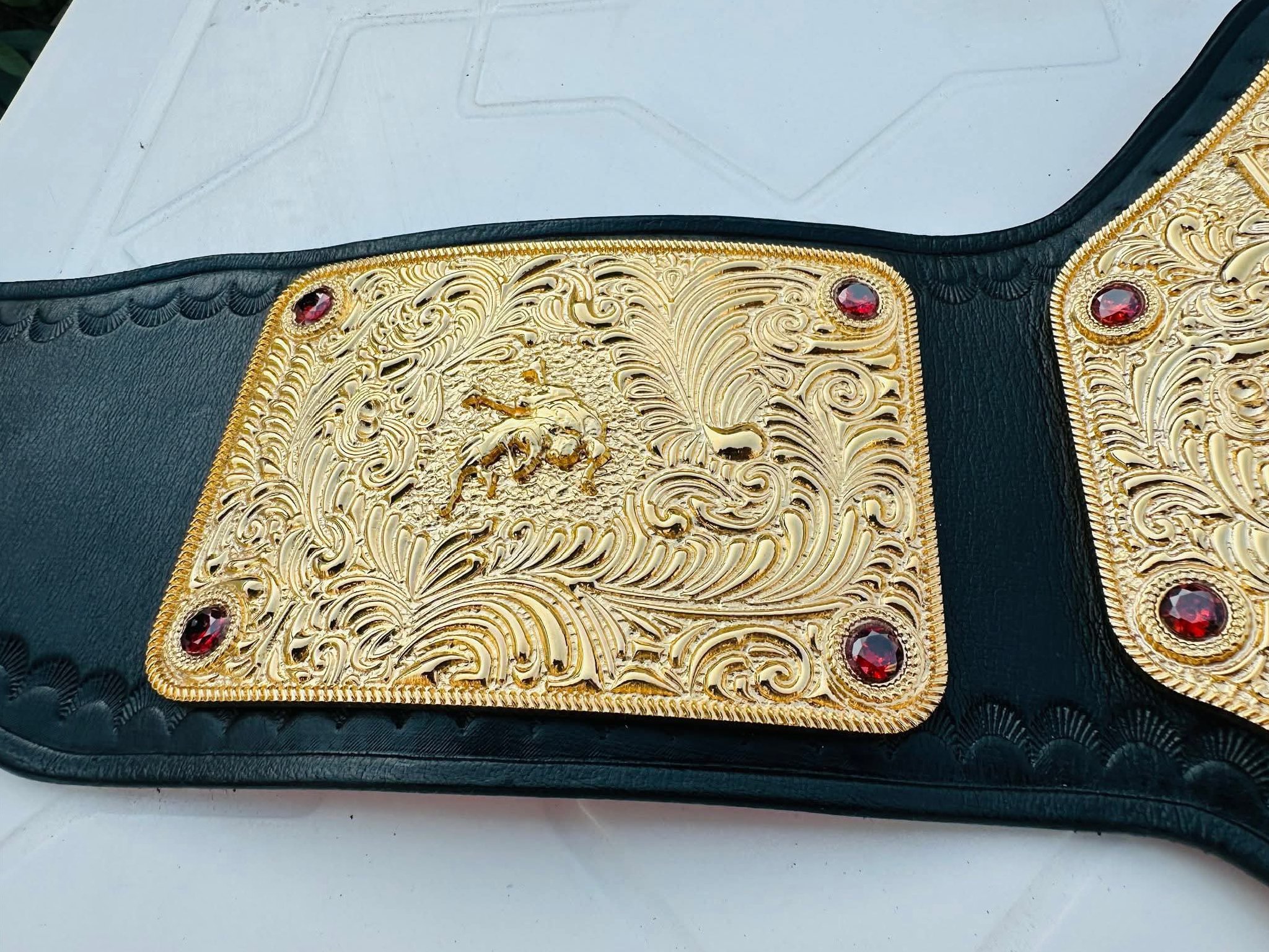 The WCW/WWE "Big Gold" World Heavyweight Championship Belt. - Image 9