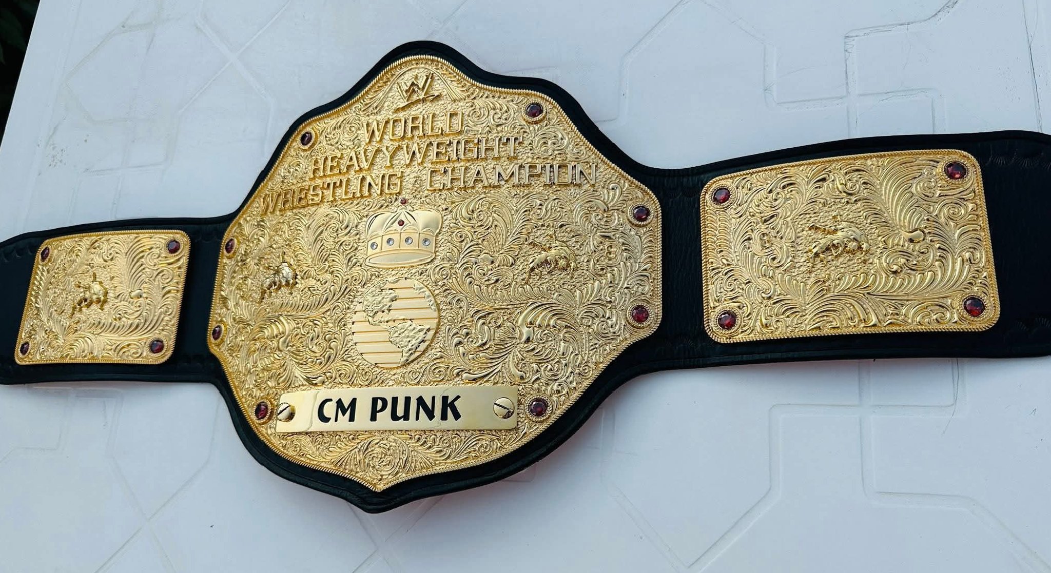 The WCW/WWE "Big Gold" World Heavyweight Championship Belt. - Image 6