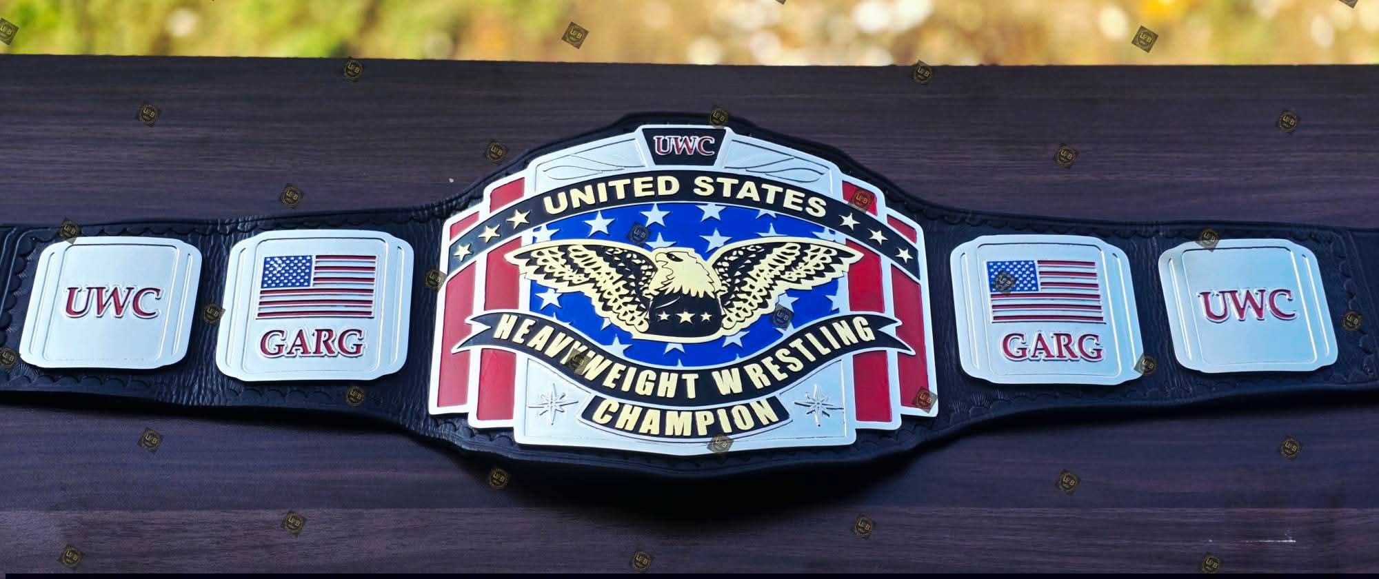 UWC United States Heavyweight Wrestling Championship Belt – 4mm Zinc SD Version - Image 10