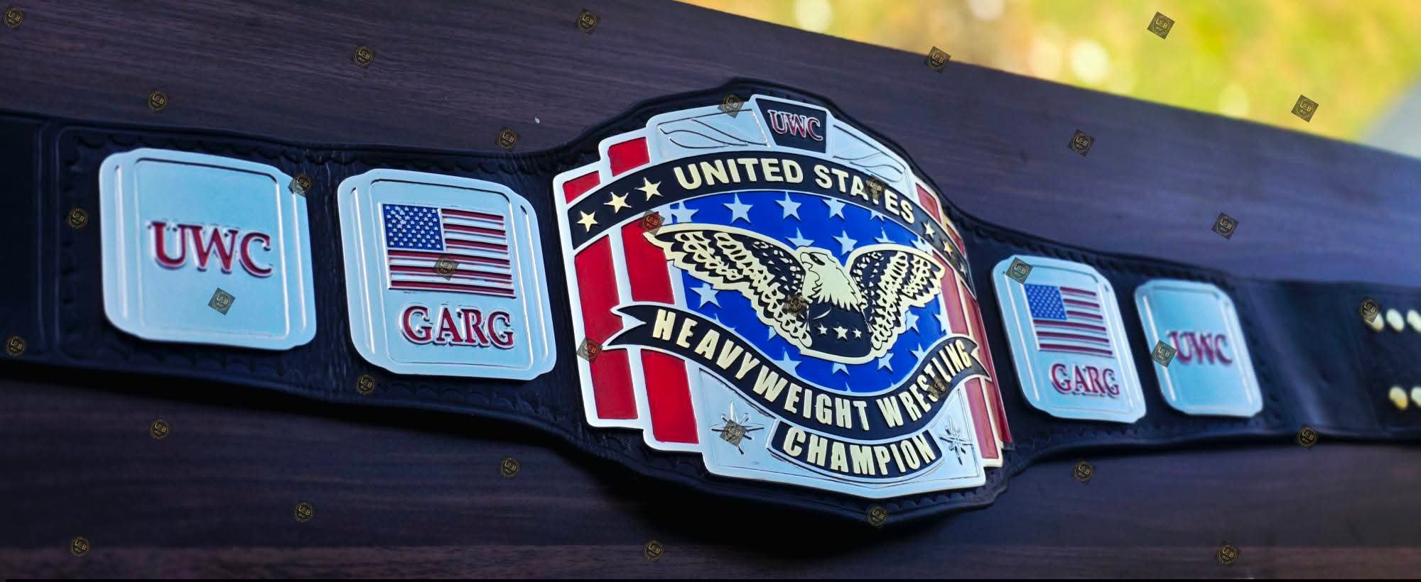 UWC United States Heavyweight Wrestling Championship Belt – 4mm Zinc SD Version - Image 4