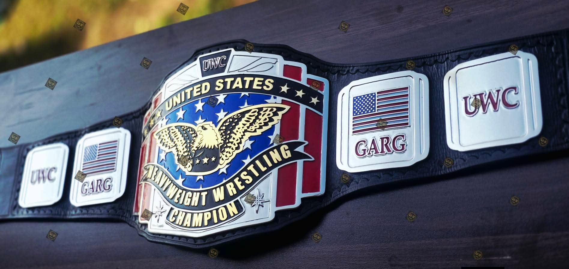 UWC United States Heavyweight Wrestling Championship Belt – 4mm Zinc SD Version - Image 11