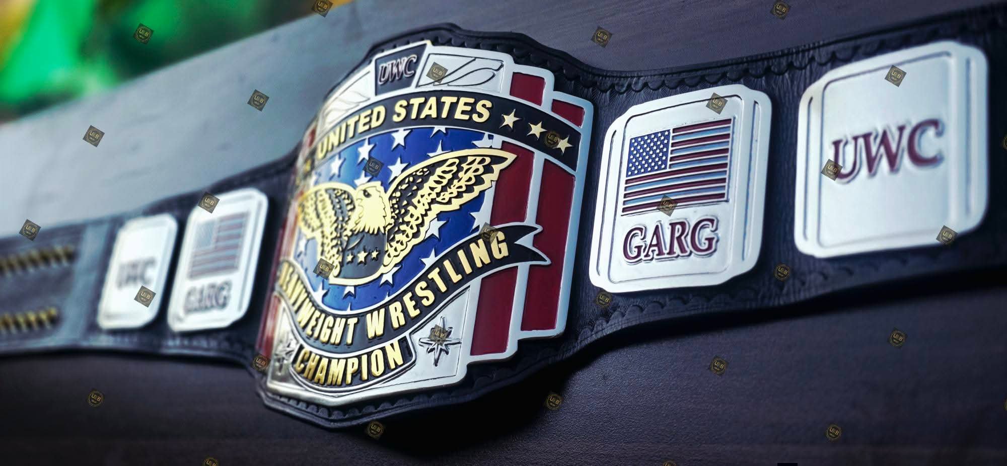 UWC United States Heavyweight Wrestling Championship Belt – 4mm Zinc SD Version - Image 5