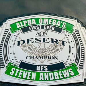 AOW Desert Champion Belt – Steven Andrews Edition