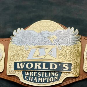 World's Wrestling Champion Belt – Premium Gold Eagle Edition