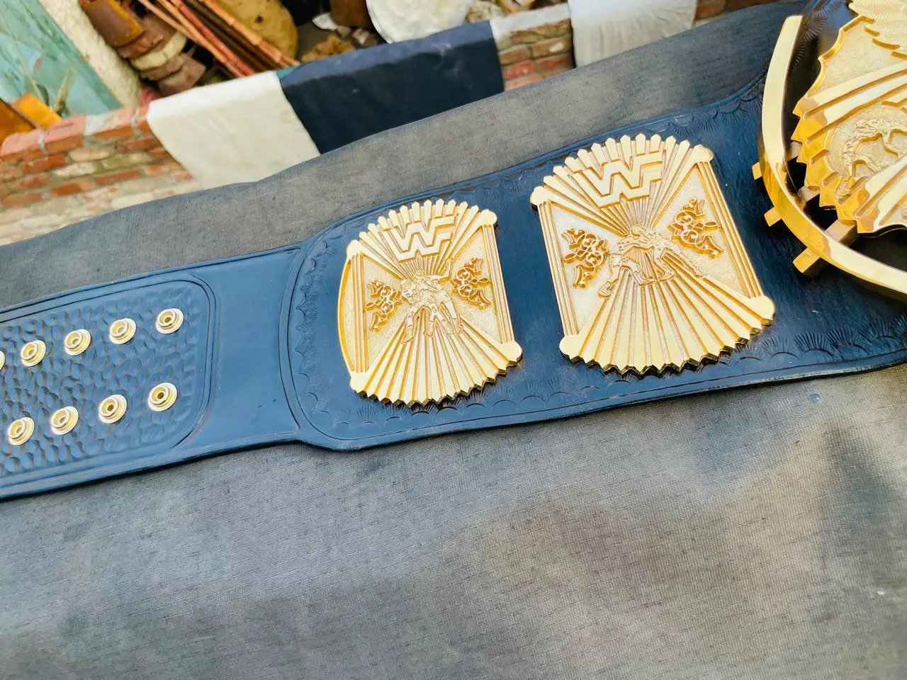 WWF Winged Eagle Championship Belt (Premium 4mm CNC Edition) - Image 3