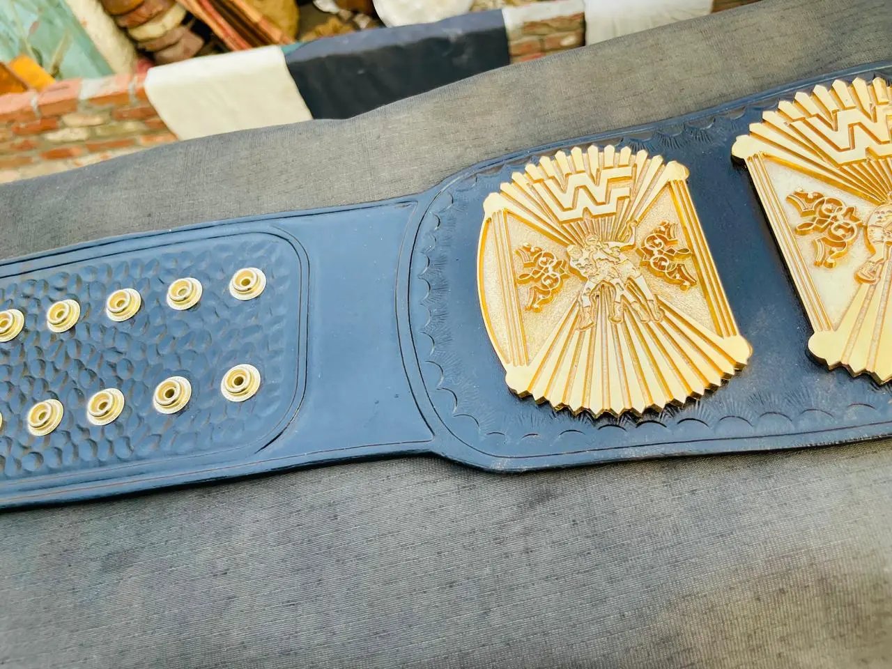 WWF Winged Eagle Championship Belt (Premium 4mm CNC Edition) - Image 5