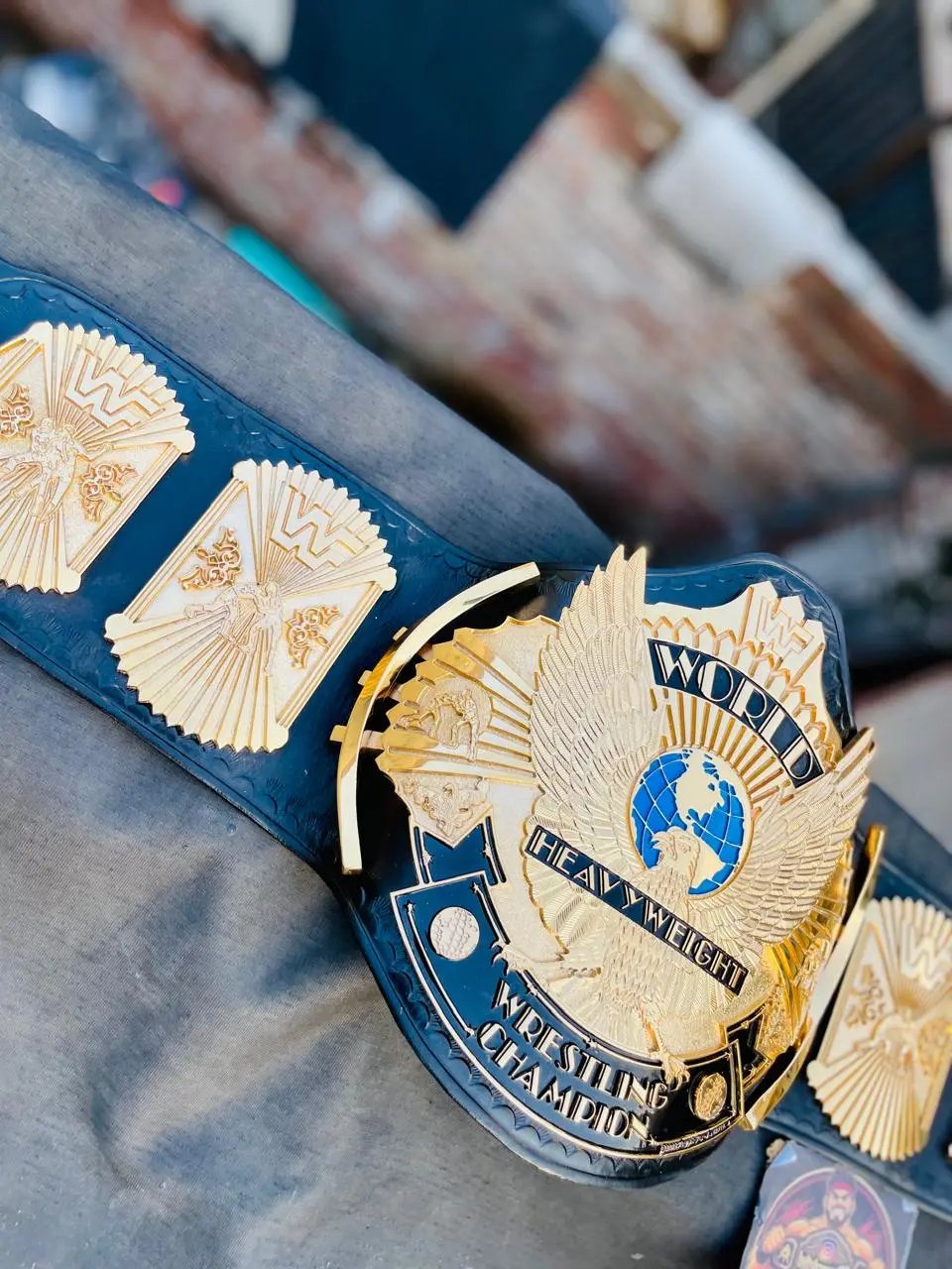 WWF Winged Eagle Championship Belt (Premium 4mm CNC Edition) - Image 2