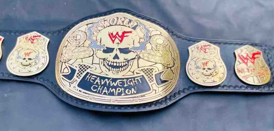 WWF "Smokin' Skull" Heavyweight Championship Replica Belt - Image 5